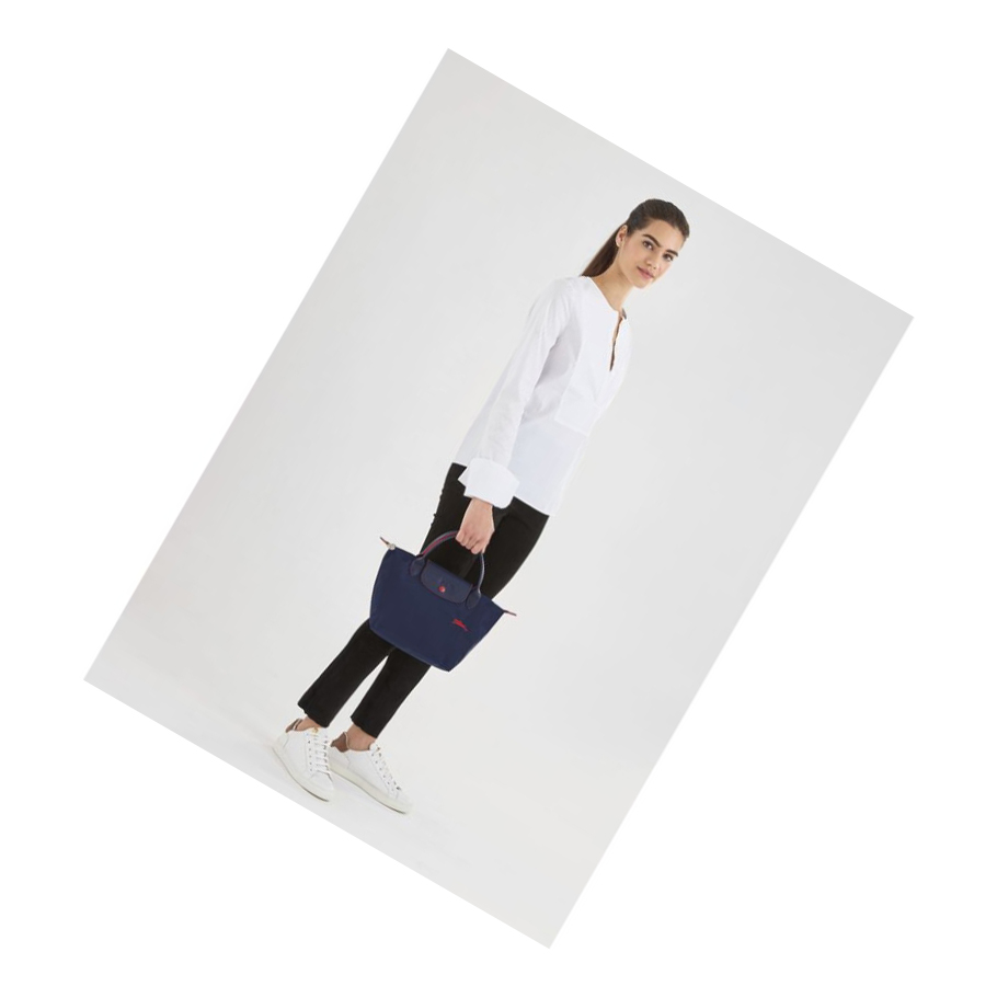 Bolsas De Mano Longchamp Le Pliage Club S Mujer Azul Marino | ES-DXOL928