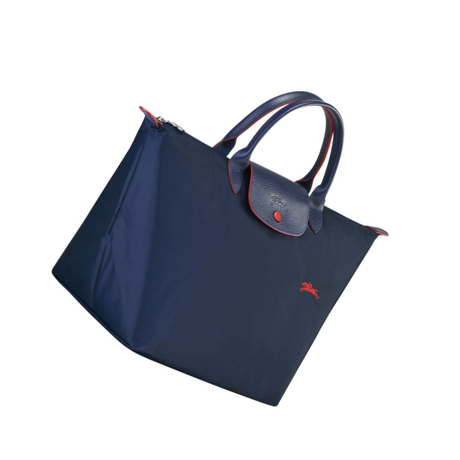 Bolsas De Mano Longchamp Le Pliage Club M Mujer Azul Marino | ES-YBDA635