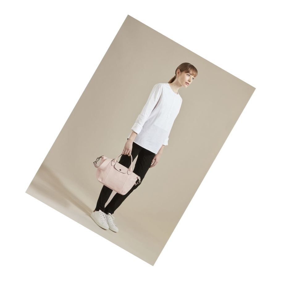 Bolsas De Mano Longchamp Le Pliage Cuir S Mujer Rosas | ES-GAKR537