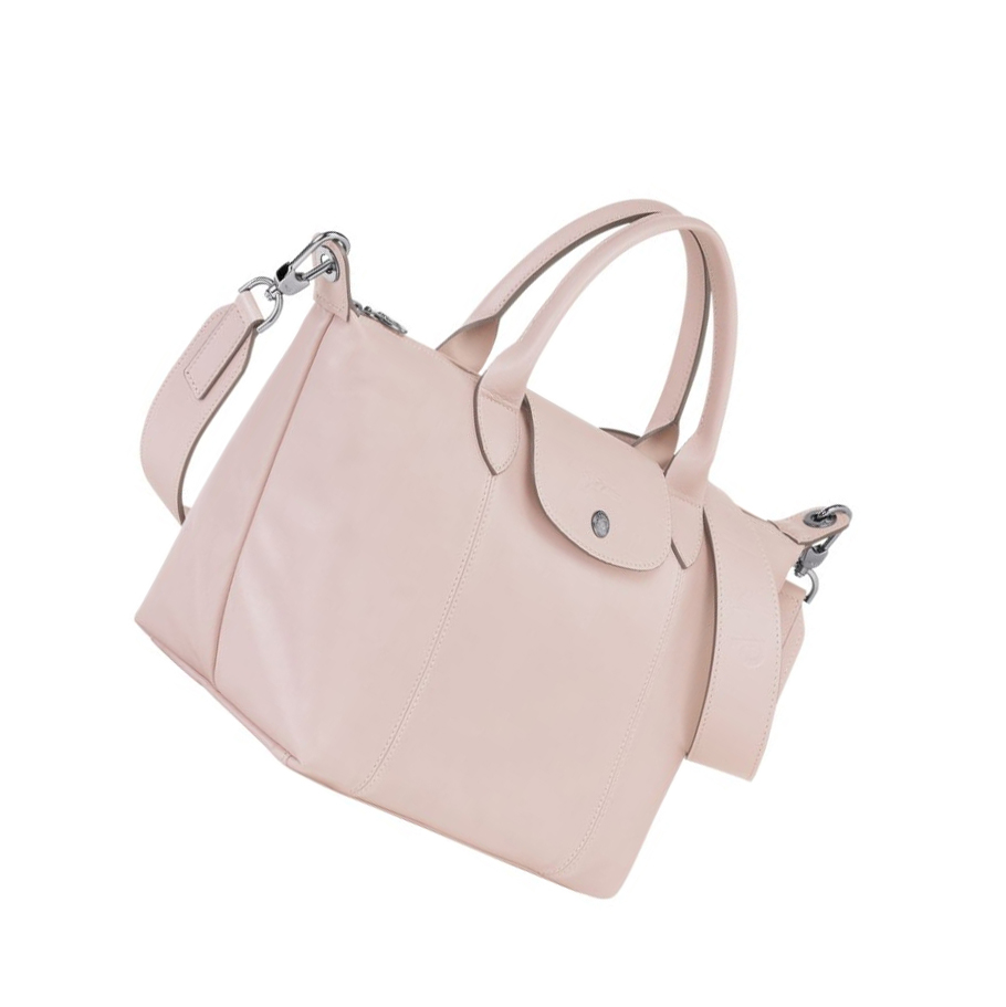 Bolsas De Mano Longchamp Le Pliage Cuir S Mujer Rosas | ES-GAKR537