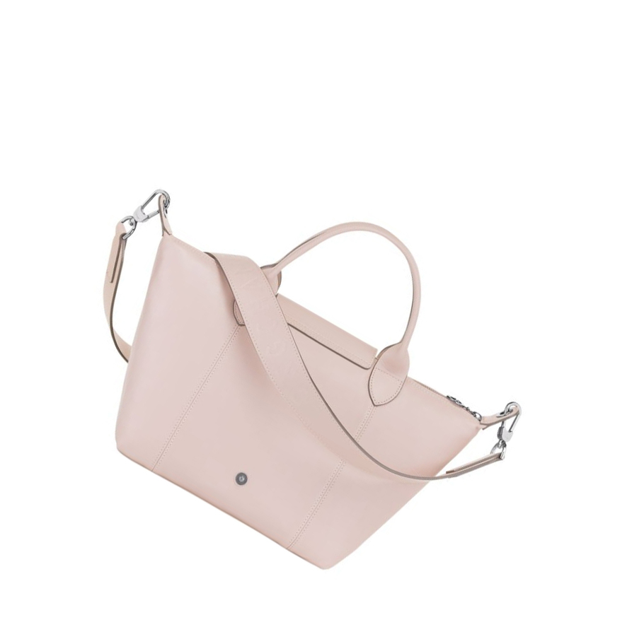 Bolsas De Mano Longchamp Le Pliage Cuir S Mujer Rosas | ES-GAKR537