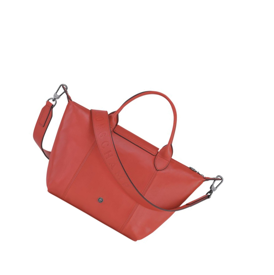 Bolsas De Mano Longchamp Le Pliage Cuir S Mujer Rojas | ES-HSLG516