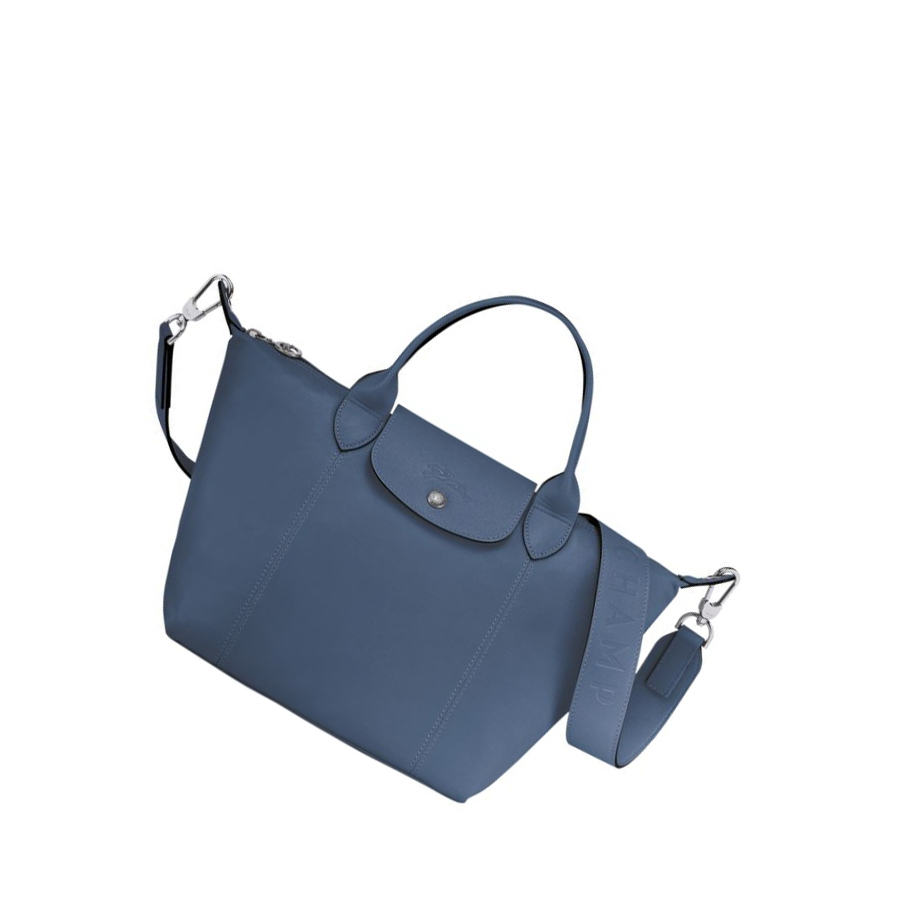 Bolsas De Mano Longchamp Le Pliage Cuir S Mujer Azules | ES-ITOL580
