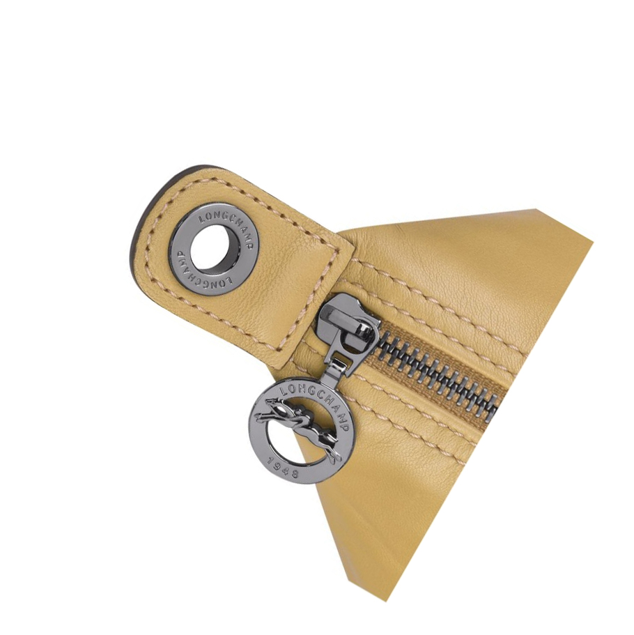 Bolsas De Mano Longchamp Le Pliage Cuir S Mujer Beige | ES-RWLU794
