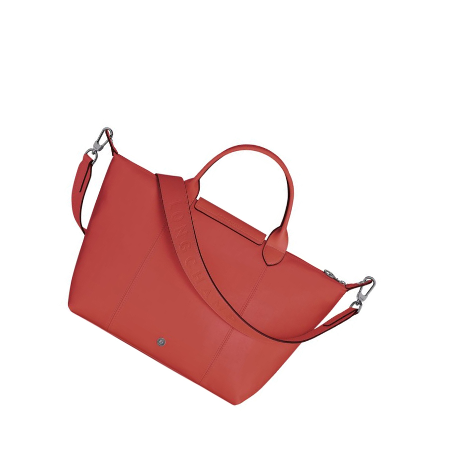 Bolsas De Mano Longchamp Le Pliage Cuir M Mujer Rojas | ES-TDBF824