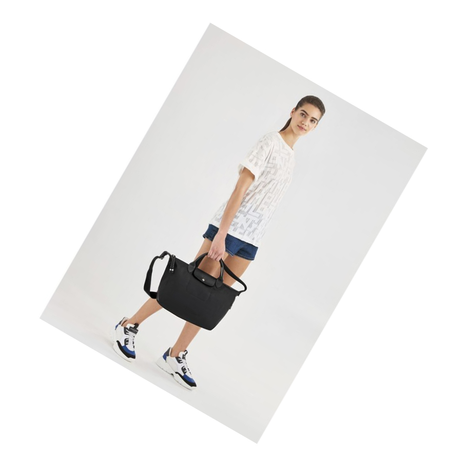 Bolsas De Mano Longchamp Le Pliage Energy M Mujer Negras | ES-ZRMT480