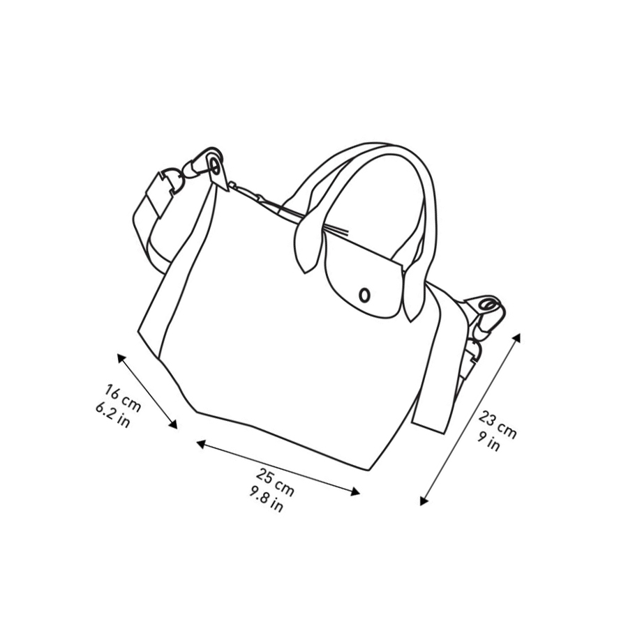 Bolsas De Mano Longchamp Le Pliage Lgp S Mujer Negras Blancas | ES-JYFW302