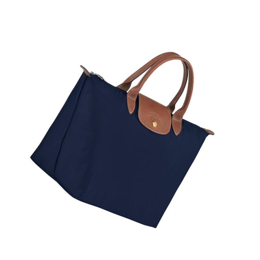 Bolsas De Mano Longchamp Le Pliage Original M Mujer Azul Marino | ES-IJNY237