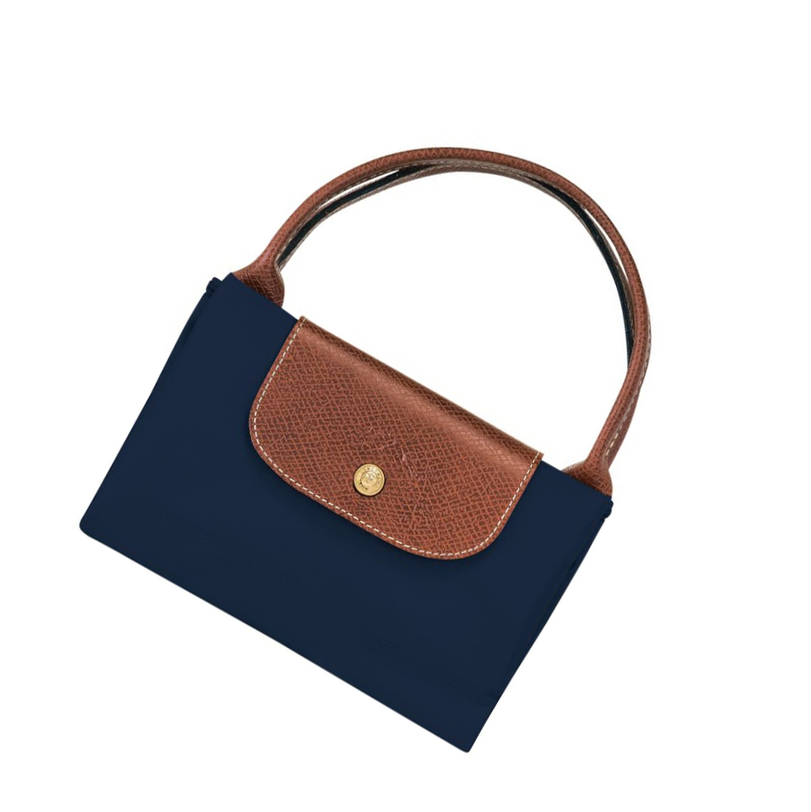 Bolsas De Mano Longchamp Le Pliage Original M Mujer Azul Marino | ES-IJNY237