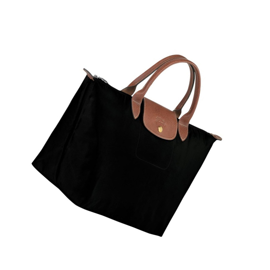 Bolsas De Mano Longchamp Le Pliage Original M Mujer Negras | ES-JEKH978