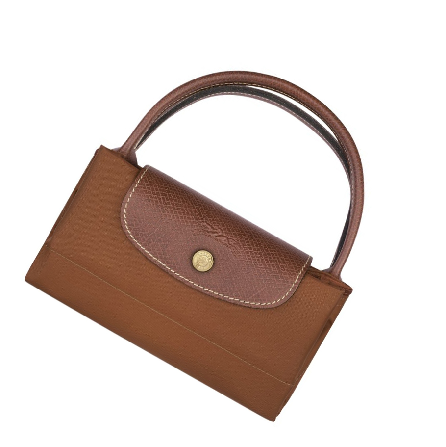 Bolsas De Mano Longchamp Le Pliage Original S Mujer Marrones | ES-KBOL538