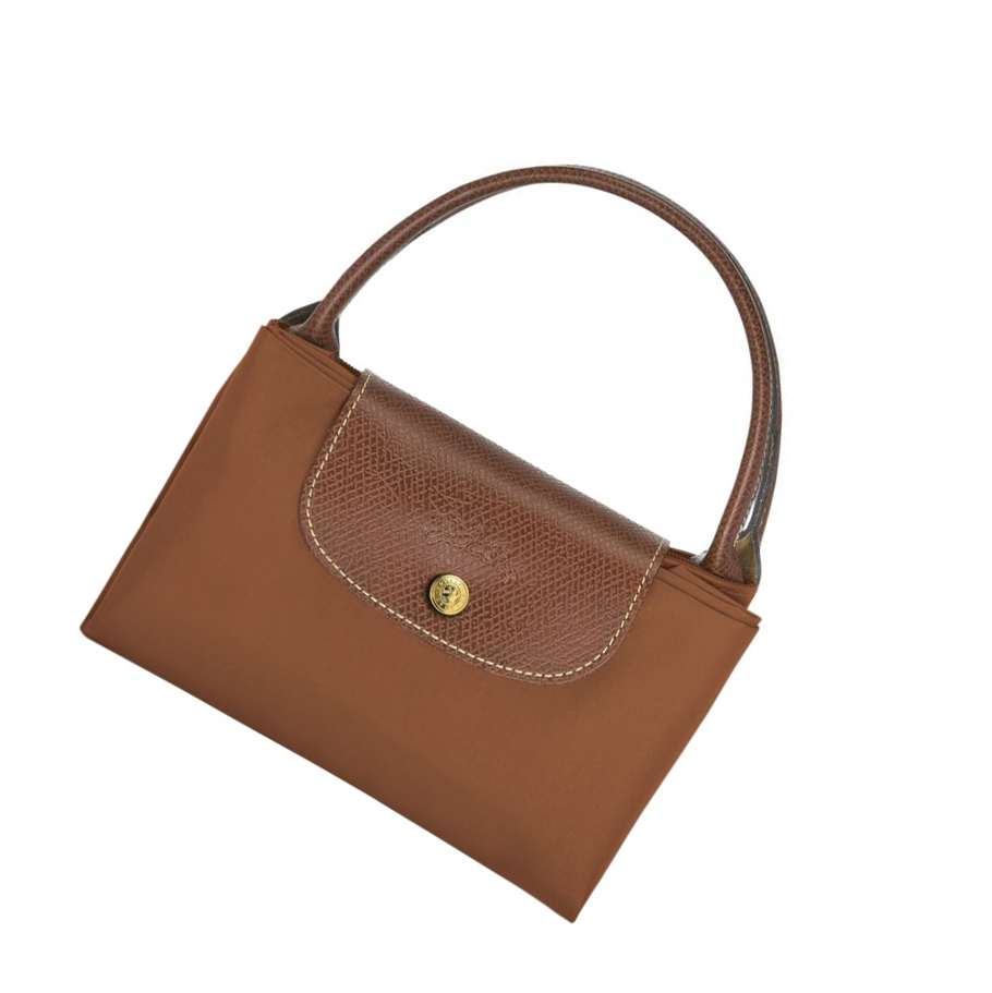 Bolsas De Mano Longchamp Le Pliage Original M Mujer Marrones | ES-MUQY267