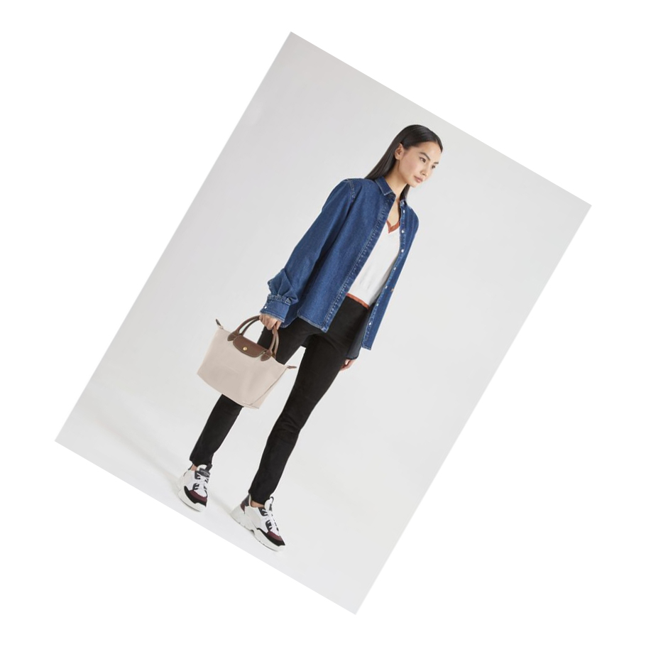 Bolsas De Mano Longchamp Le Pliage Original S Mujer Beige | ES-TGCK406