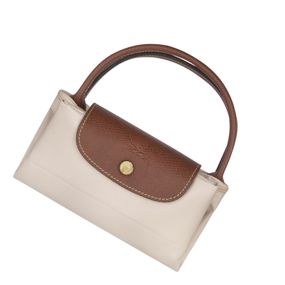 Bolsas De Mano Longchamp Le Pliage Original S Mujer Beige | ES-TGCK406