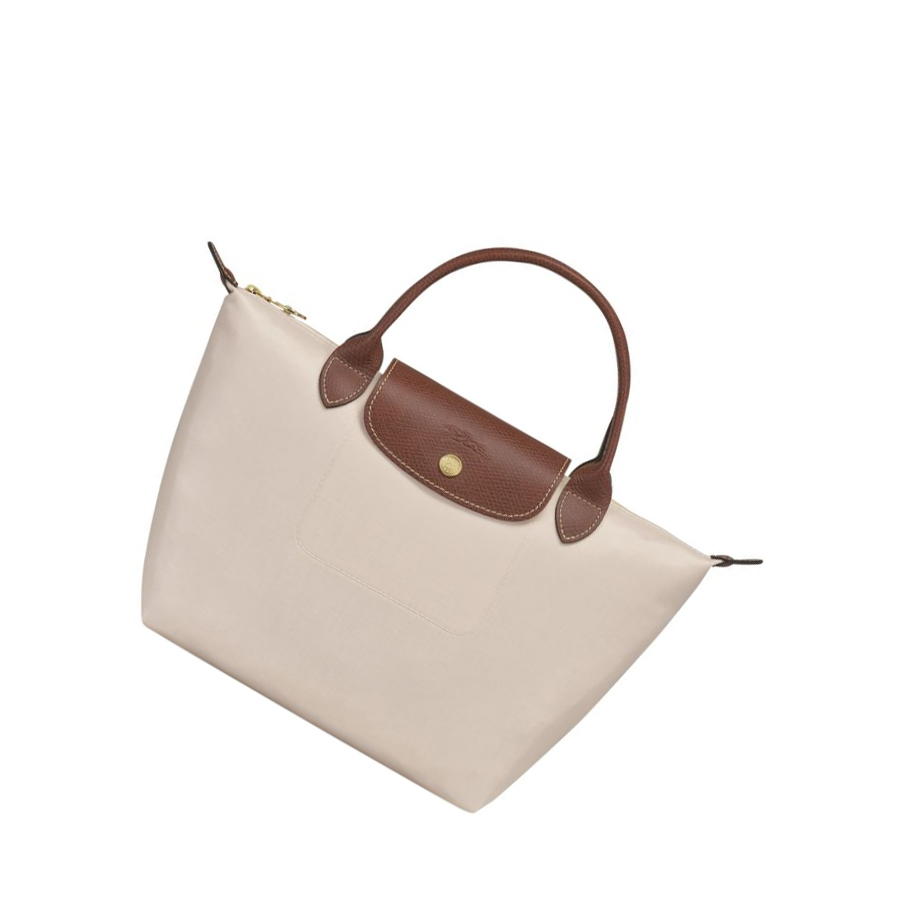 Bolsas De Mano Longchamp Le Pliage Original S Mujer Beige | ES-TGCK406