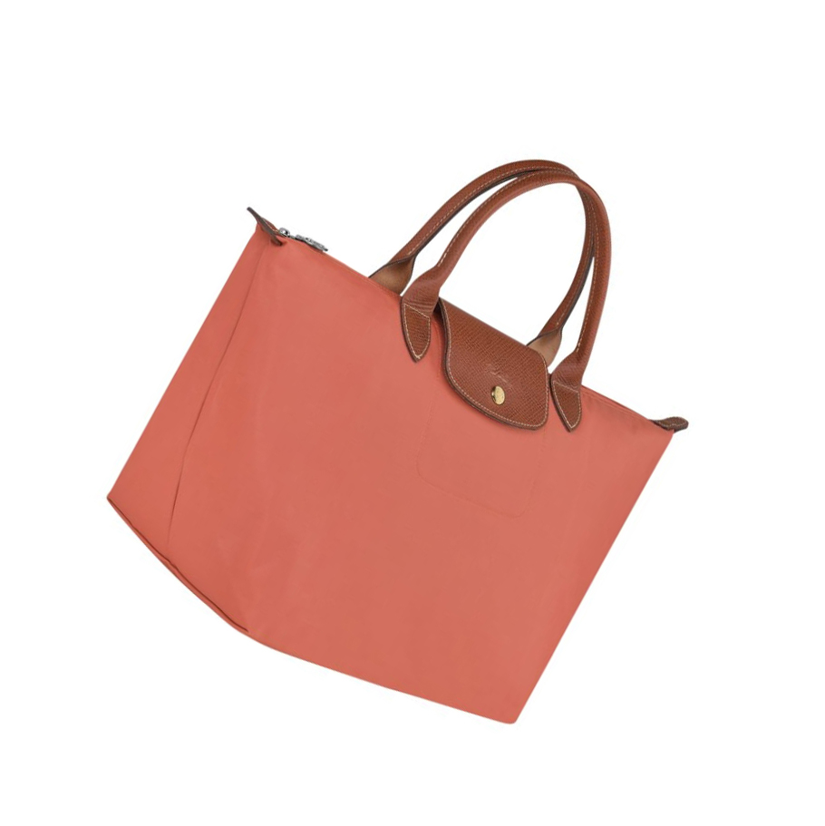 Bolsas De Mano Longchamp Le Pliage Original M Mujer Rosas | ES-XWYN461