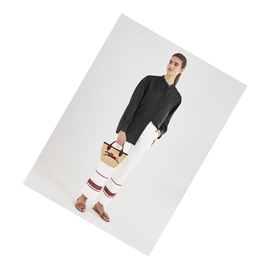 Bolsas De Mano Longchamp Le Pliage Paris - Saint-Tropez Mujer Rojas | ES-MQFI314