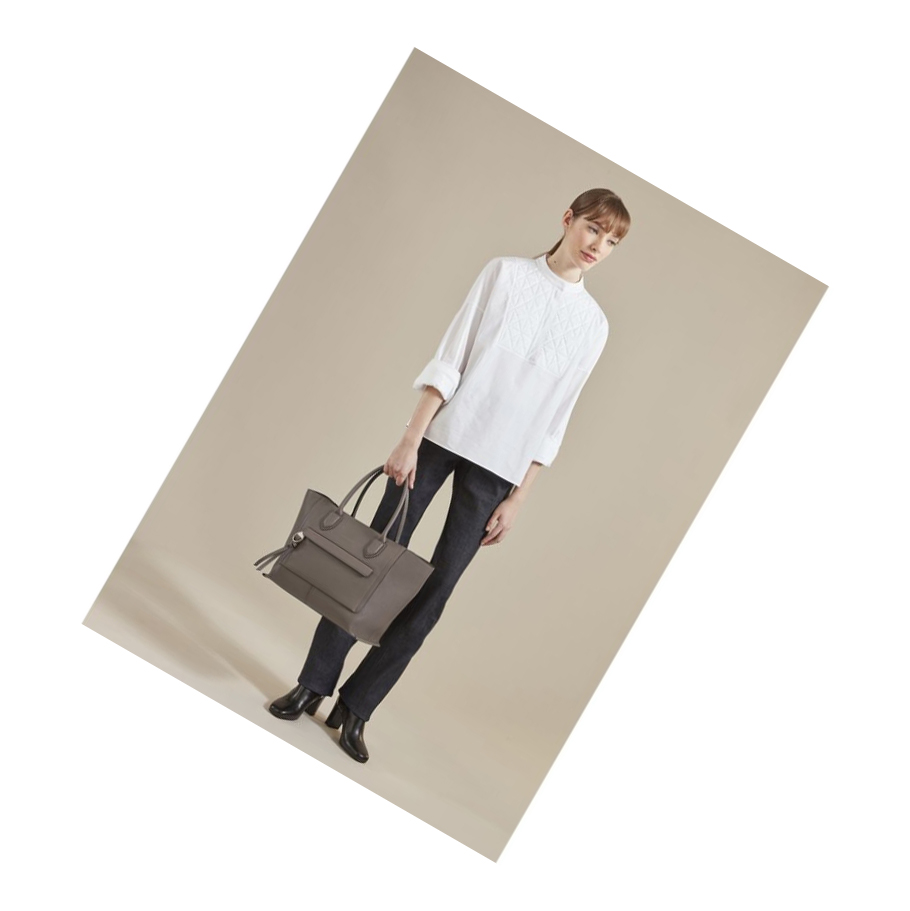 Bolsas De Mano Longchamp Mailbox L Mujer Negras | ES-DWZJ342