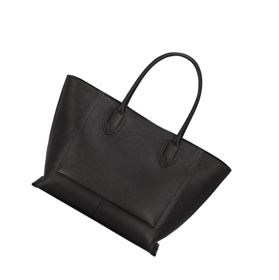 Bolsas De Mano Longchamp Mailbox L Mujer Negras | ES-DWZJ342