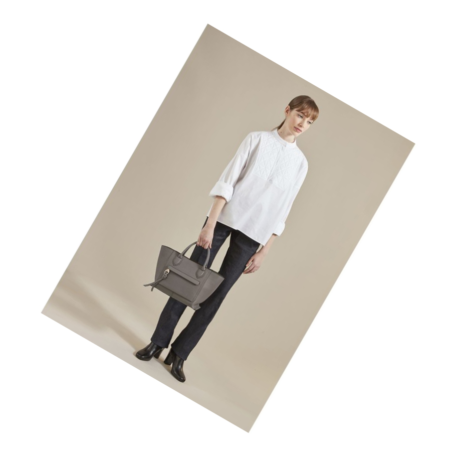 Bolsas De Mano Longchamp Mailbox M Mujer Marrones | ES-UIRG145