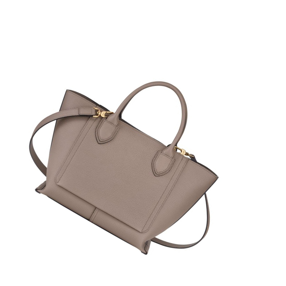 Bolsas De Mano Longchamp Mailbox M Mujer Marrones | ES-UIRG145