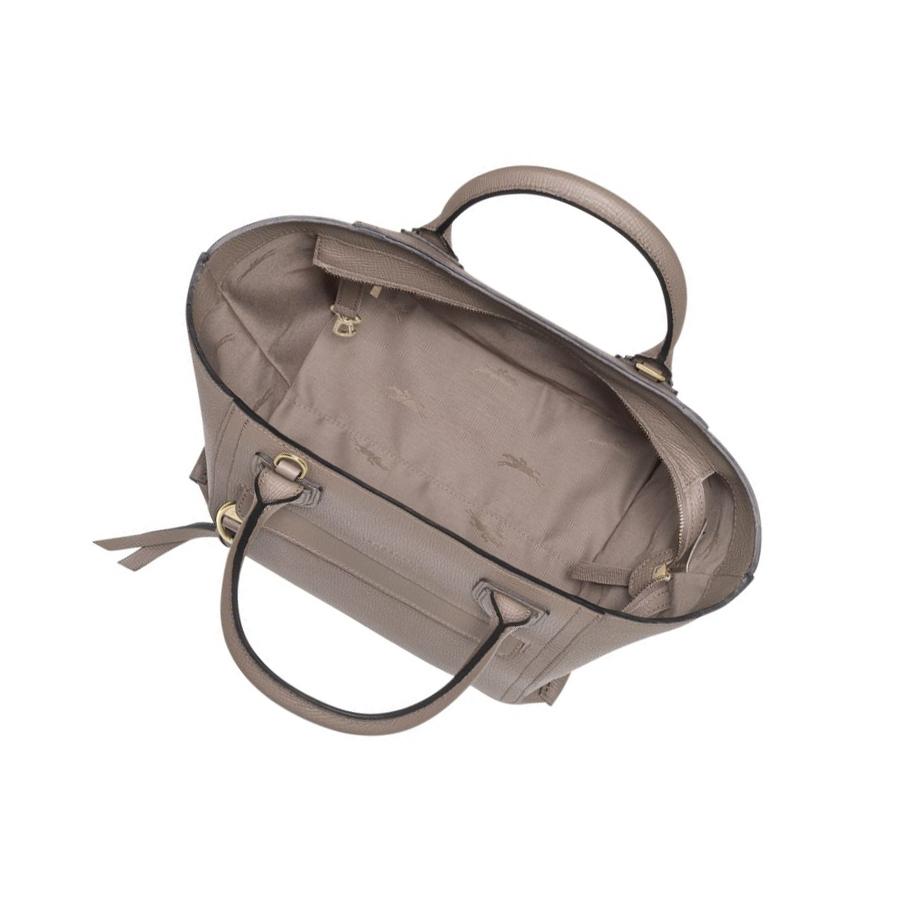 Bolsas De Mano Longchamp Mailbox M Mujer Marrones | ES-UIRG145