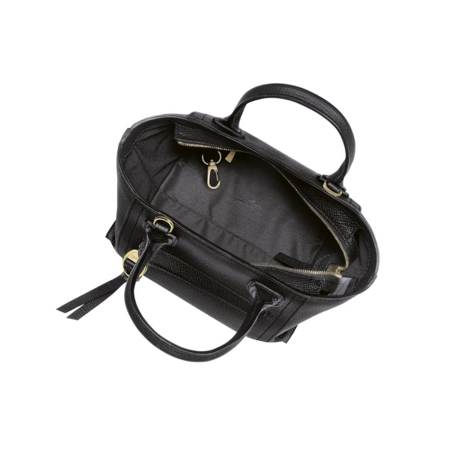 Bolsas De Mano Longchamp Mailbox S Mujer Negras | ES-BRJZ437