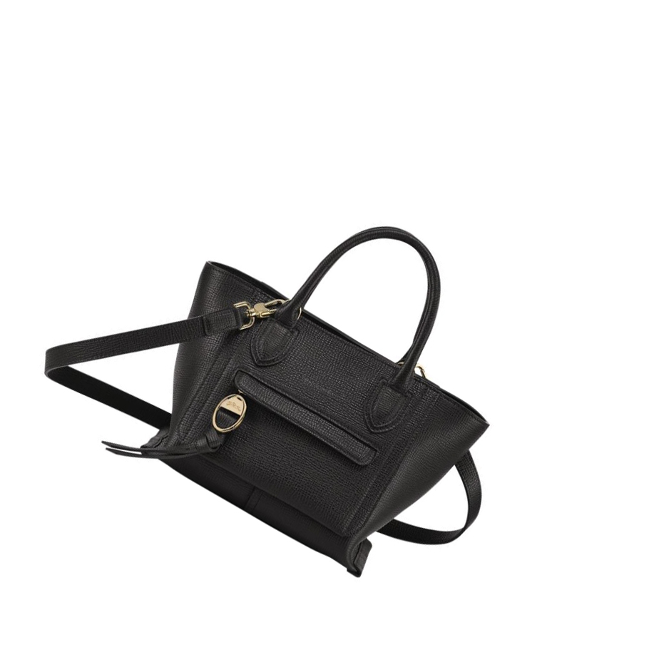 Bolsas De Mano Longchamp Mailbox S Mujer Negras | ES-BRJZ437