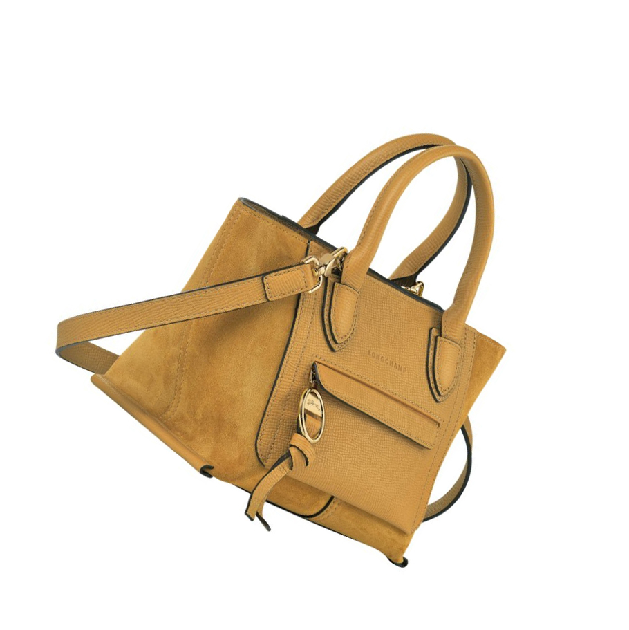 Bolsas De Mano Longchamp Mailbox S Mujer Marrones | ES-FAJN519