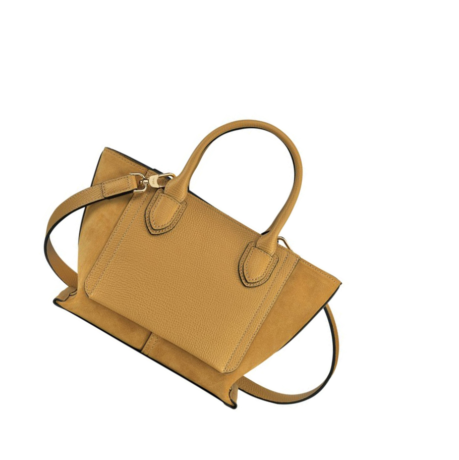Bolsas De Mano Longchamp Mailbox S Mujer Marrones | ES-FAJN519