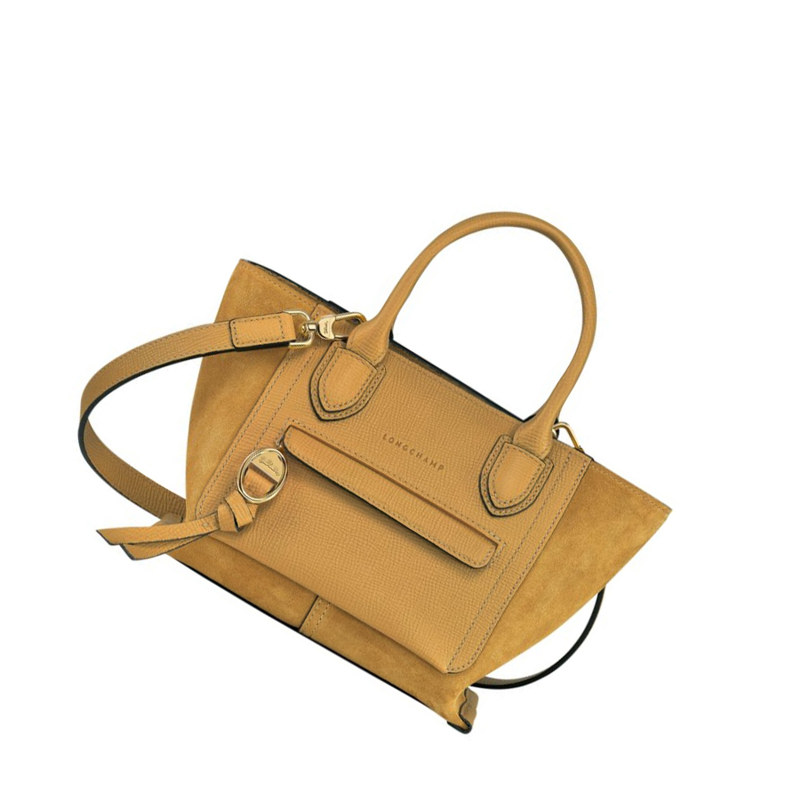 Bolsas De Mano Longchamp Mailbox S Mujer Marrones | ES-FAJN519