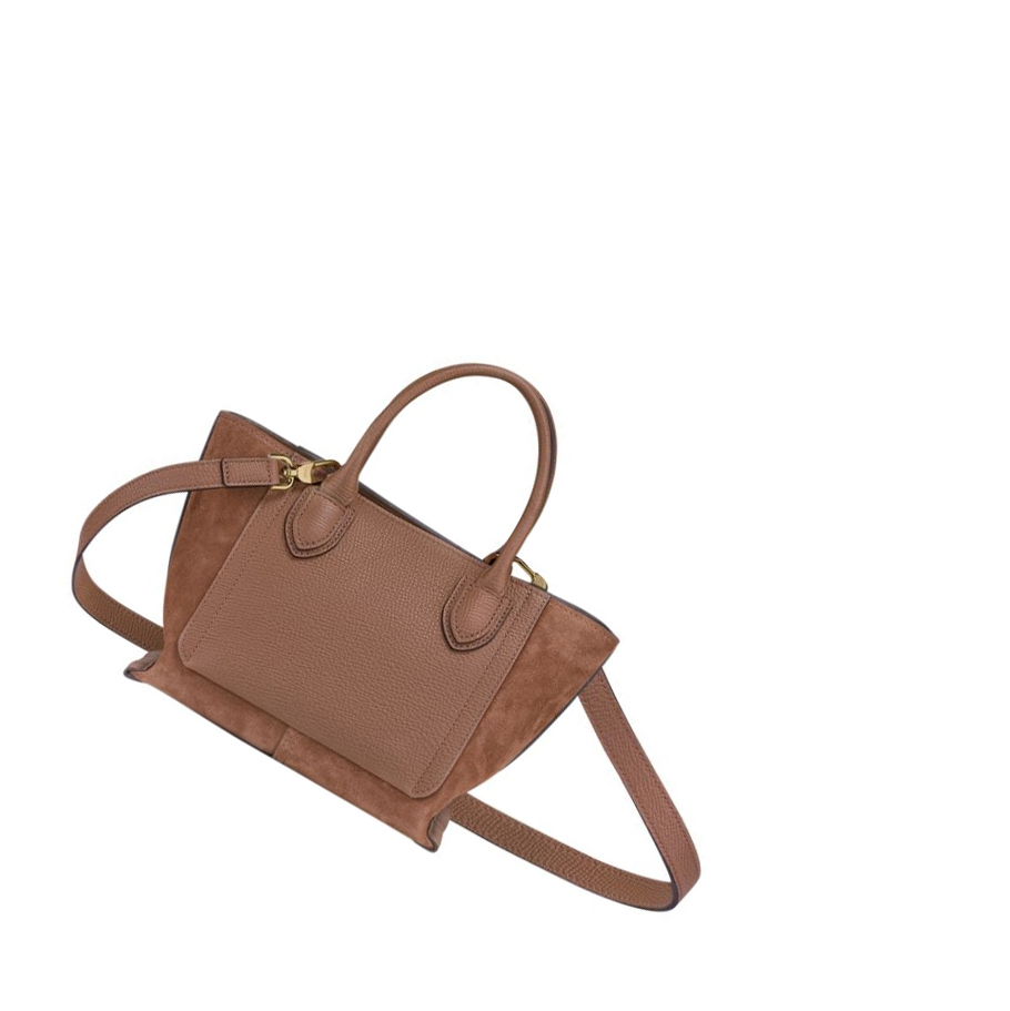 Bolsas De Mano Longchamp Mailbox S Mujer Marrones | ES-HIDU759