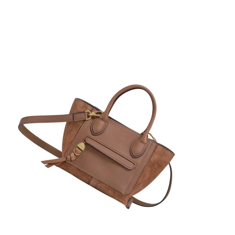 Bolsas De Mano Longchamp Mailbox S Mujer Marrones | ES-HIDU759