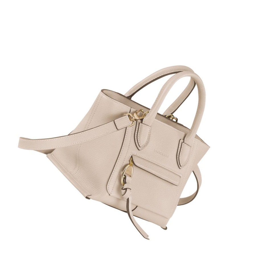 Bolsas De Mano Longchamp Mailbox S Mujer Beige | ES-KOME627