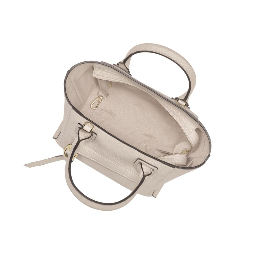 Bolsas De Mano Longchamp Mailbox S Mujer Beige | ES-KOME627