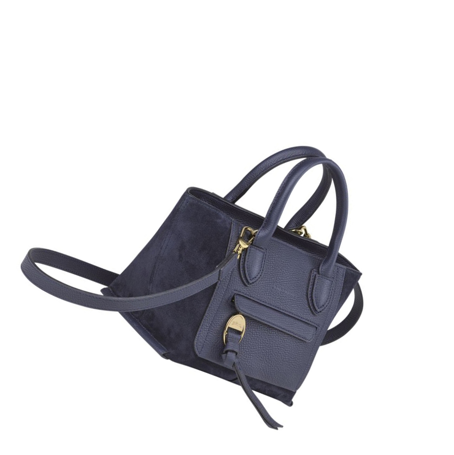 Bolsas De Mano Longchamp Mailbox S Mujer Azul Marino | ES-STWF346