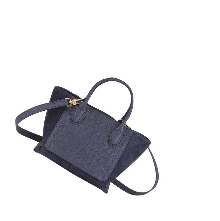 Bolsas De Mano Longchamp Mailbox S Mujer Azul Marino | ES-STWF346