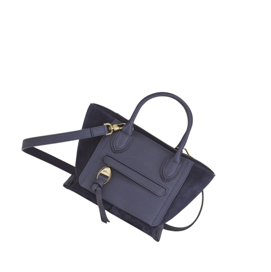 Bolsas De Mano Longchamp Mailbox S Mujer Azul Marino | ES-STWF346
