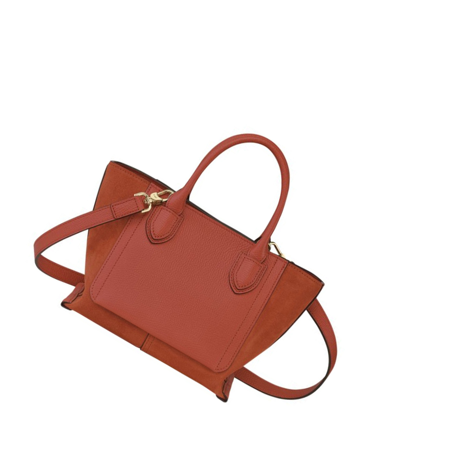 Bolsas De Mano Longchamp Mailbox S Mujer Naranjas | ES-WXIE840