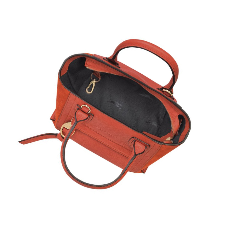 Bolsas De Mano Longchamp Mailbox S Mujer Naranjas | ES-WXIE840