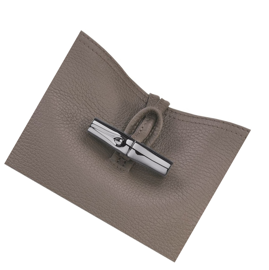 Bolsas De Mano Longchamp Roseau Essential S Mujer Gris | ES-BPYF816