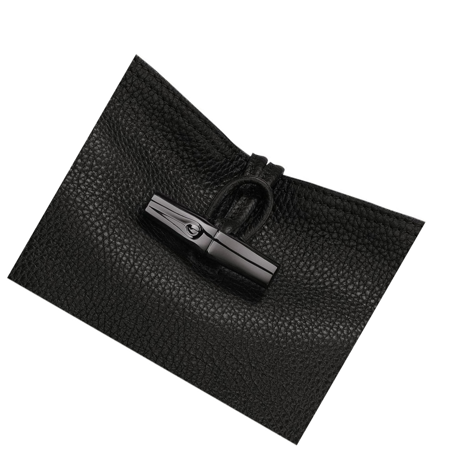 Bolsas De Mano Longchamp Roseau Essential S Mujer Negras | ES-UESV089