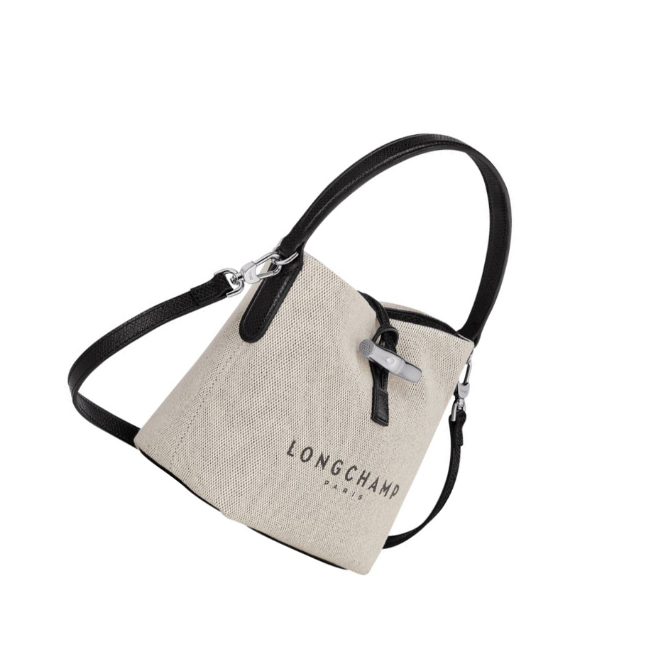 Bolsas De Mano Longchamp Roseau S Mujer Beige | ES-CXQG416