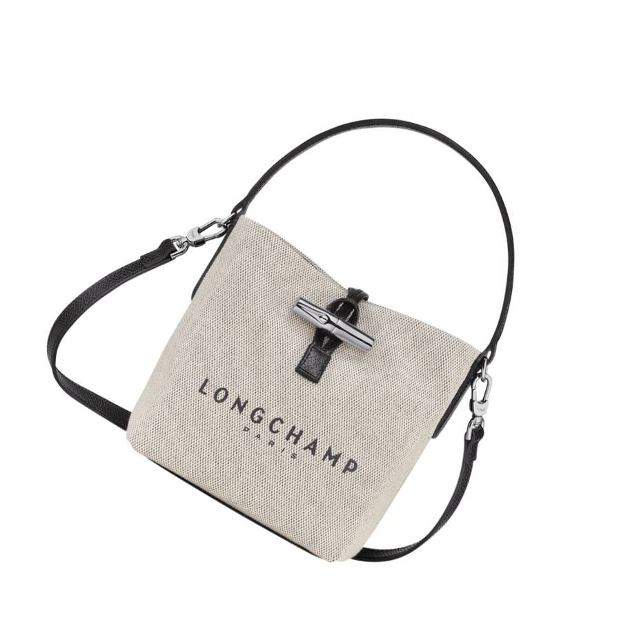 Bolsas De Mano Longchamp Roseau S Mujer Beige | ES-CXQG416