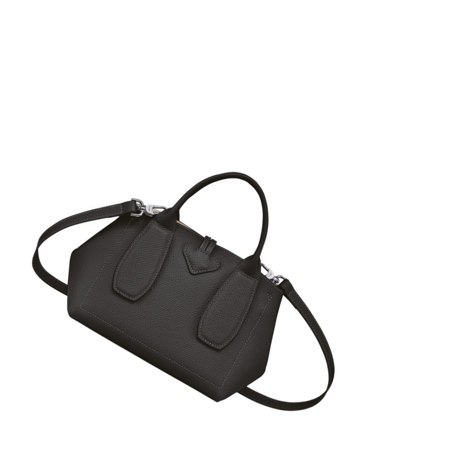 Bolsas De Mano Longchamp Roseau S Mujer Negras | ES-YWOL941