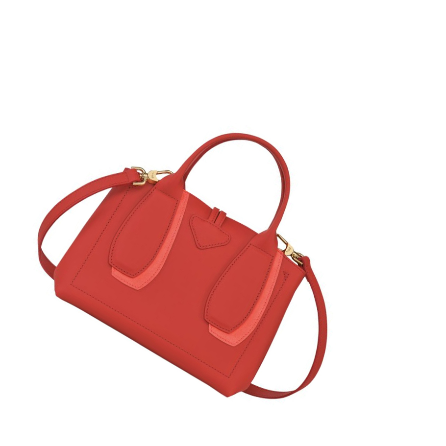 Bolsas De Mano Longchamp Roseau Shadow S Mujer Rosas | ES-KFYO236