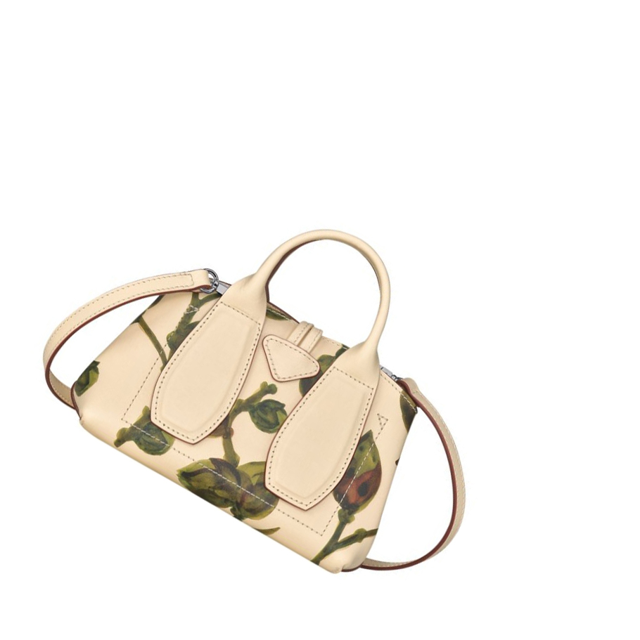 Bolsas De Mano Longchamp Roseau Végétal XS Mujer Kaki | ES-ZAIK947