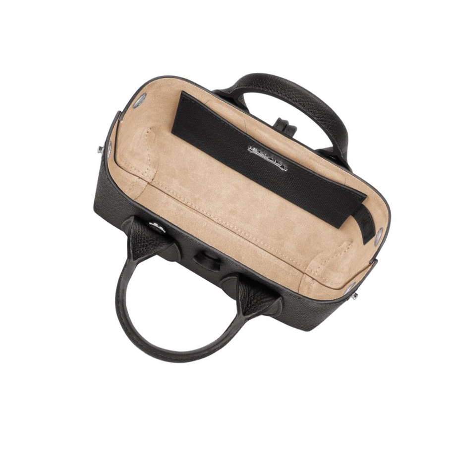 Bolsas De Mano Longchamp Roseau XS Mujer Negras | ES-FPVE182