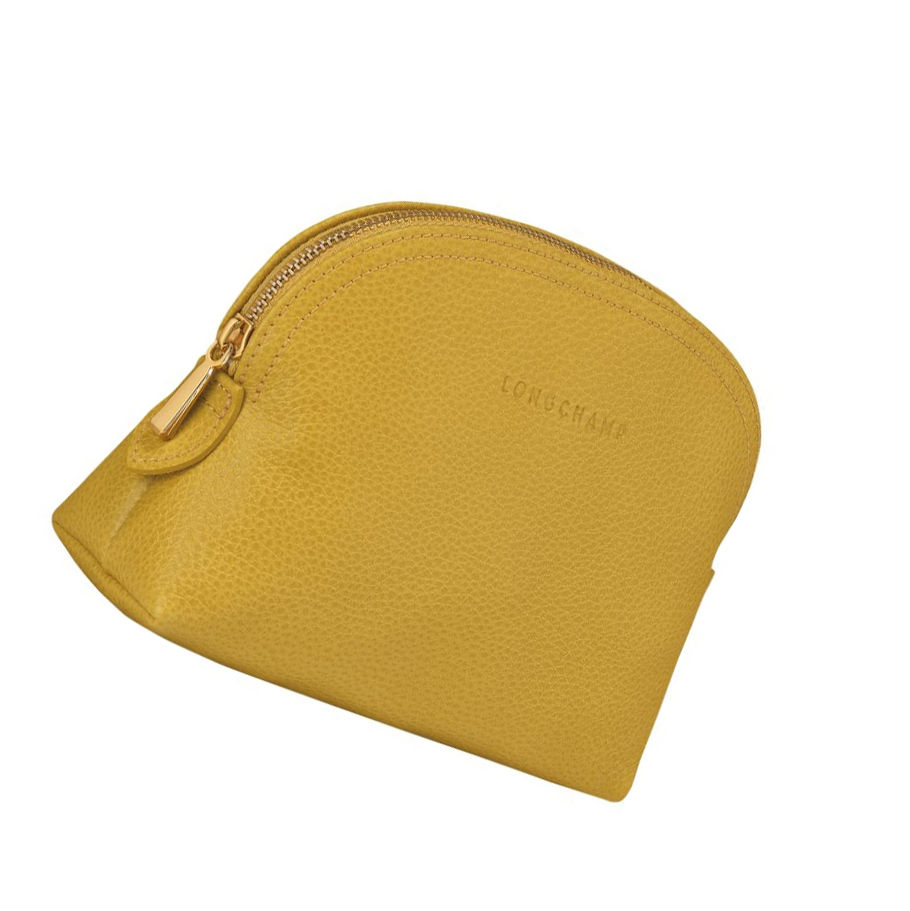 Bolso Pequeño Longchamp Le Foulonné Mujer Amarillo | ES-FGOI743