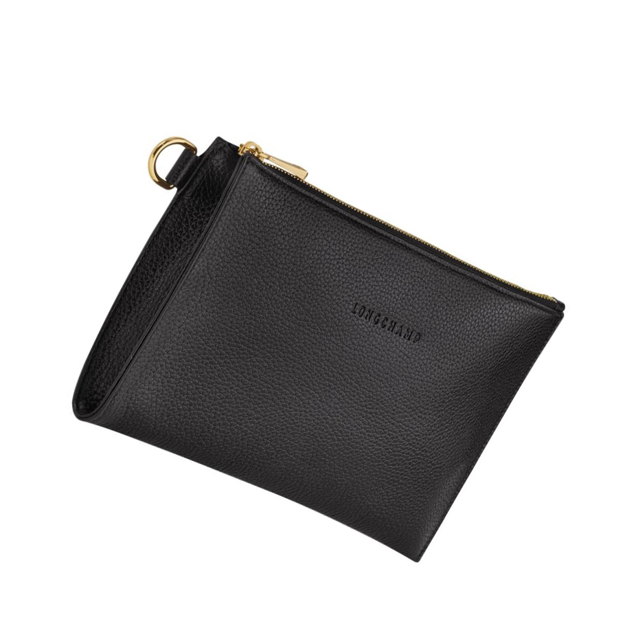 Bolso Pequeño Longchamp Le Foulonné Mujer Negras | ES-XFDG938